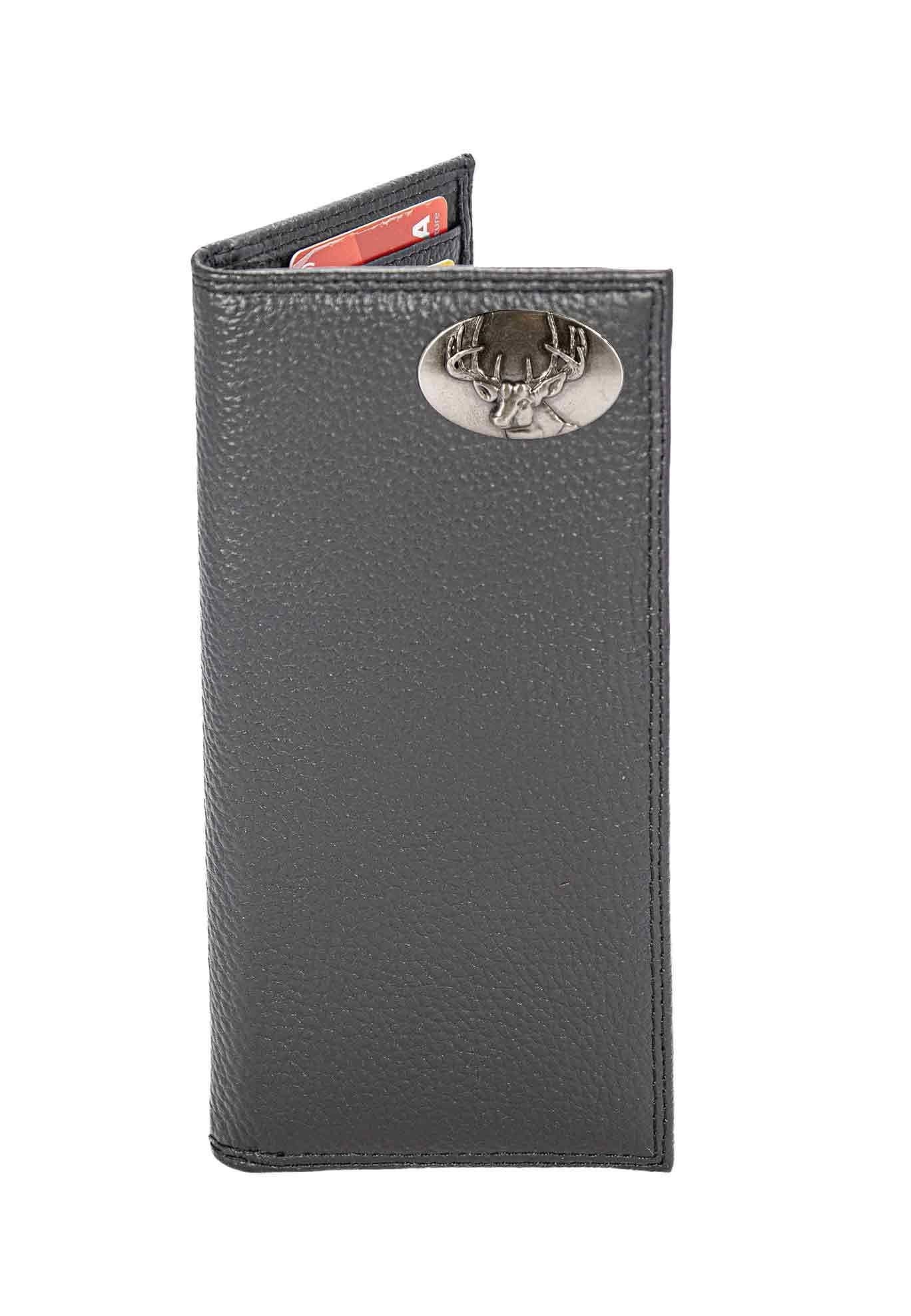 Buck Leather Roper Wallet: Crazyhorse Brown - Image 8