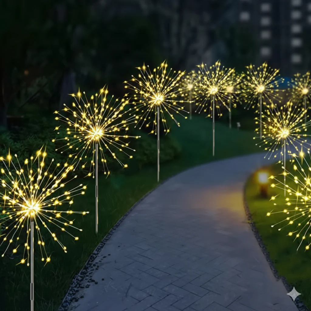Solar Firework Garden Lights – Outdoor LED Decor - Image 3