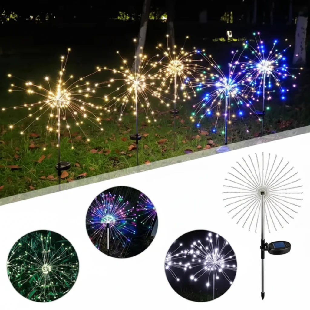 Solar Firework Garden Lights – Outdoor LED Decor - Image 5