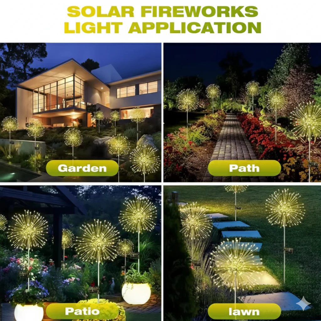 Solar Firework Garden Lights – Outdoor LED Decor - Image 6