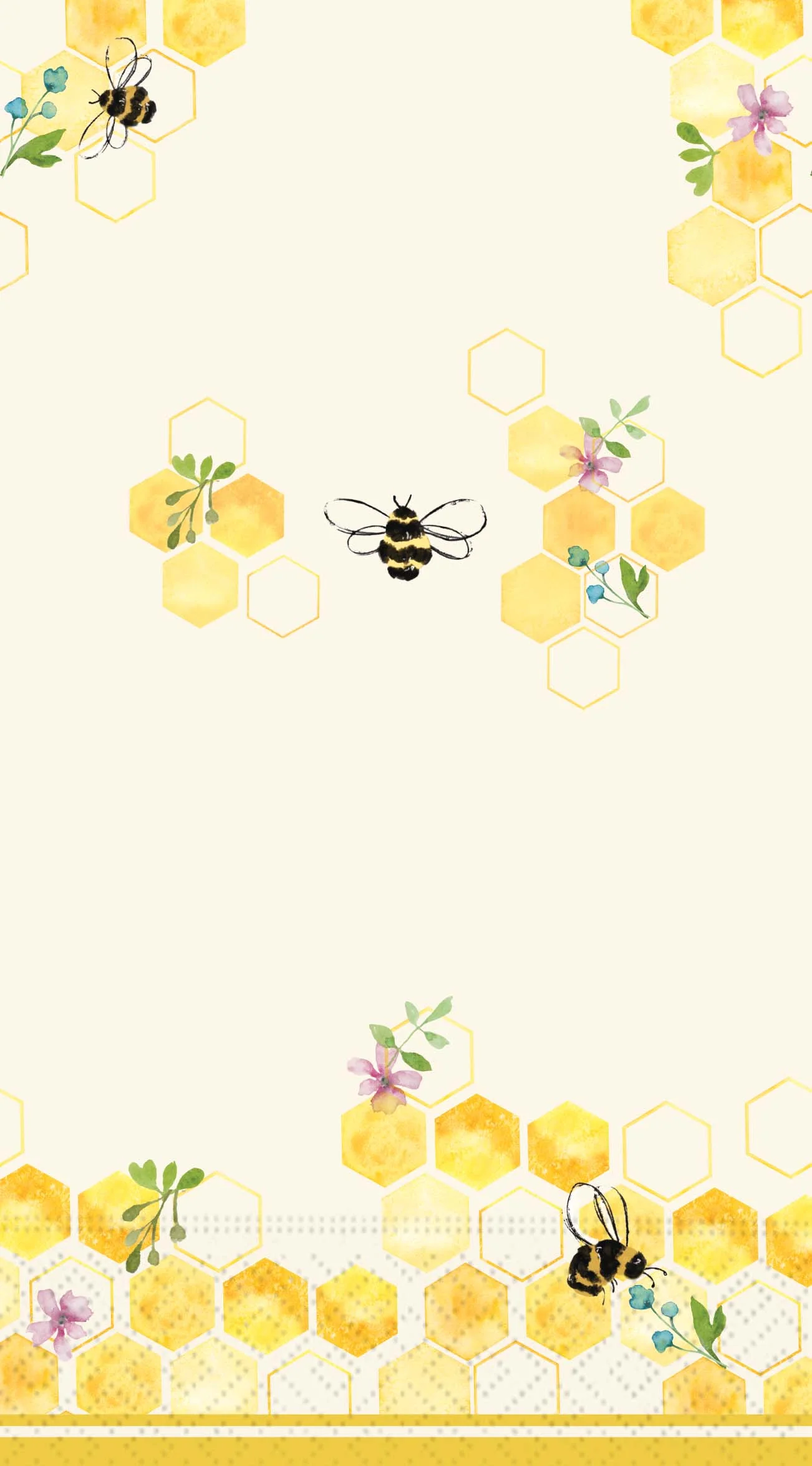 Bumble and Bloom Guest Napkin
