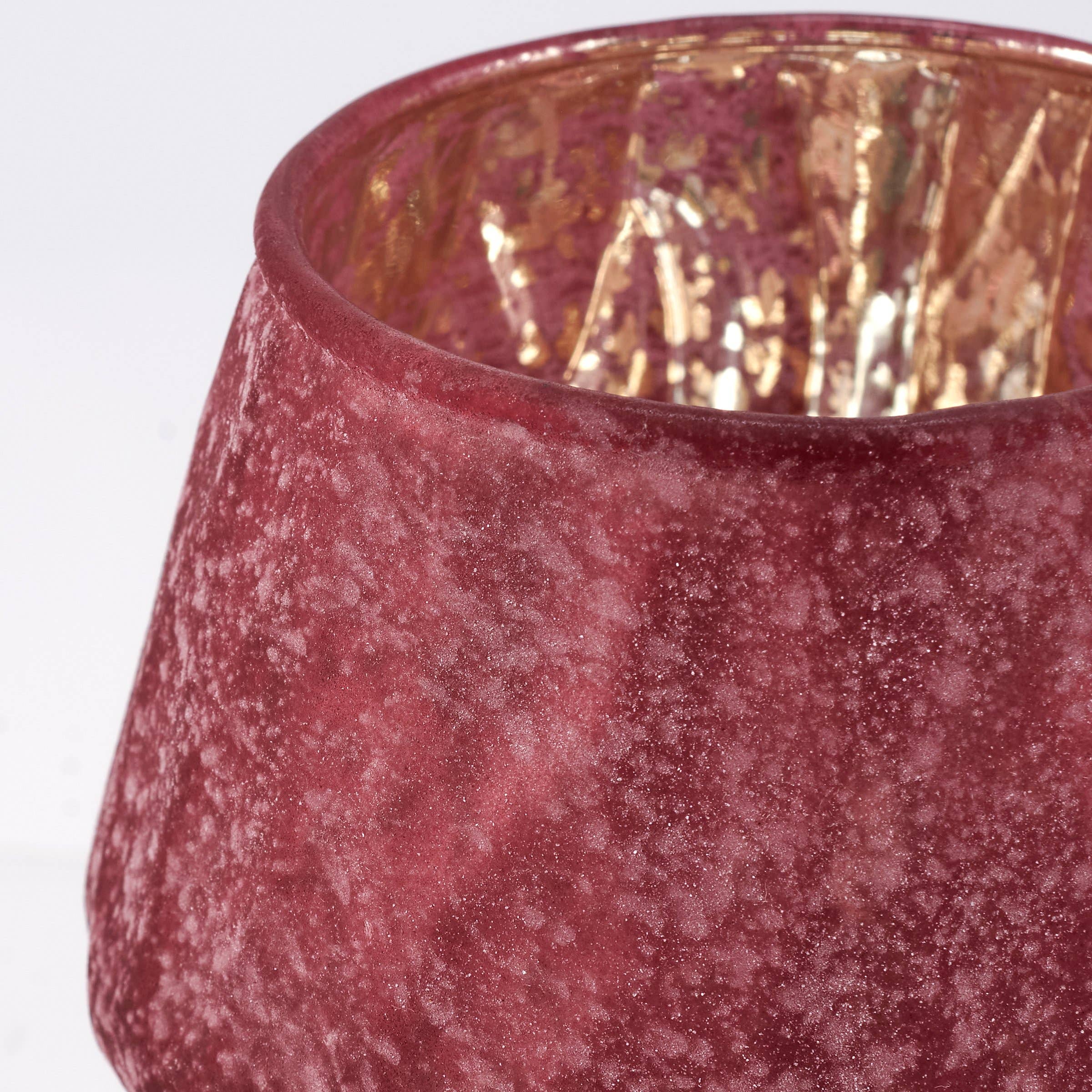Burgundy Candle Holder - Image 3