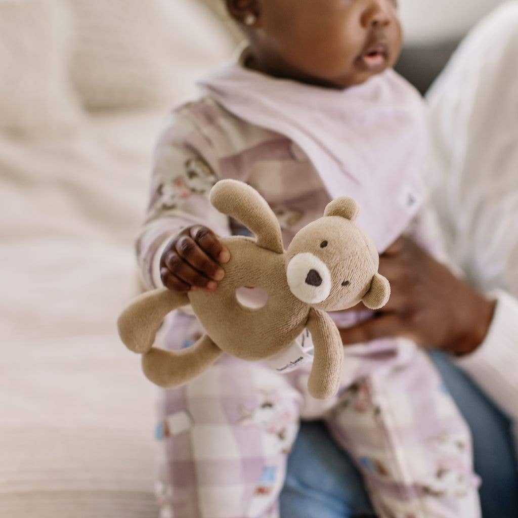 Bear Plush Baby Rattle - Image 3