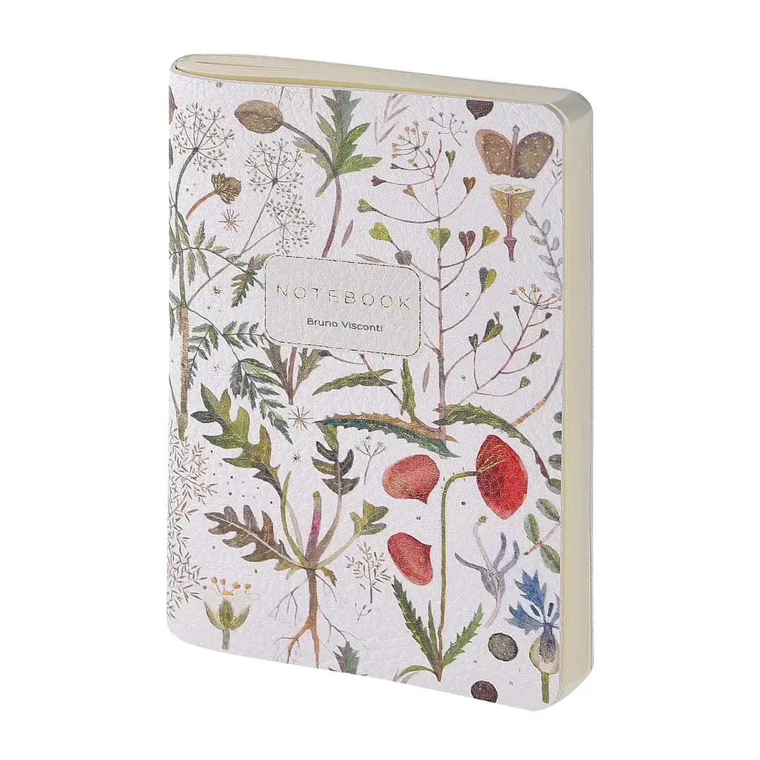 3 Piece Gift Set Greens and Flowers 2 Notebooks + Monaco Pen - Image 3