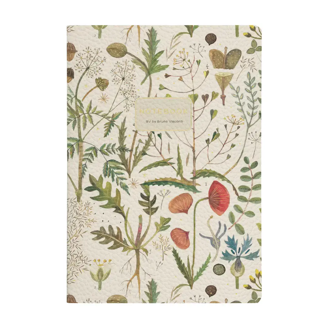 3 Piece Gift Set Greens and Flowers 2 Notebooks + Monaco Pen - Image 4