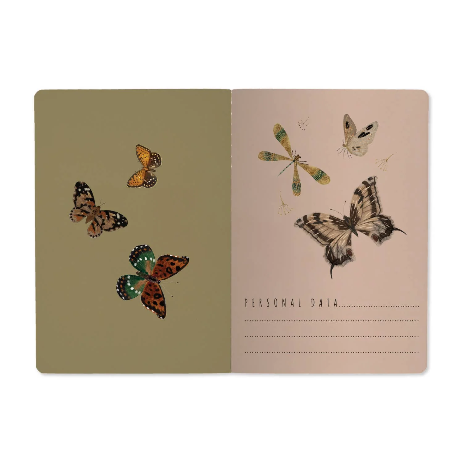 A5 Notebook - Butterflies and Berries - Image 2
