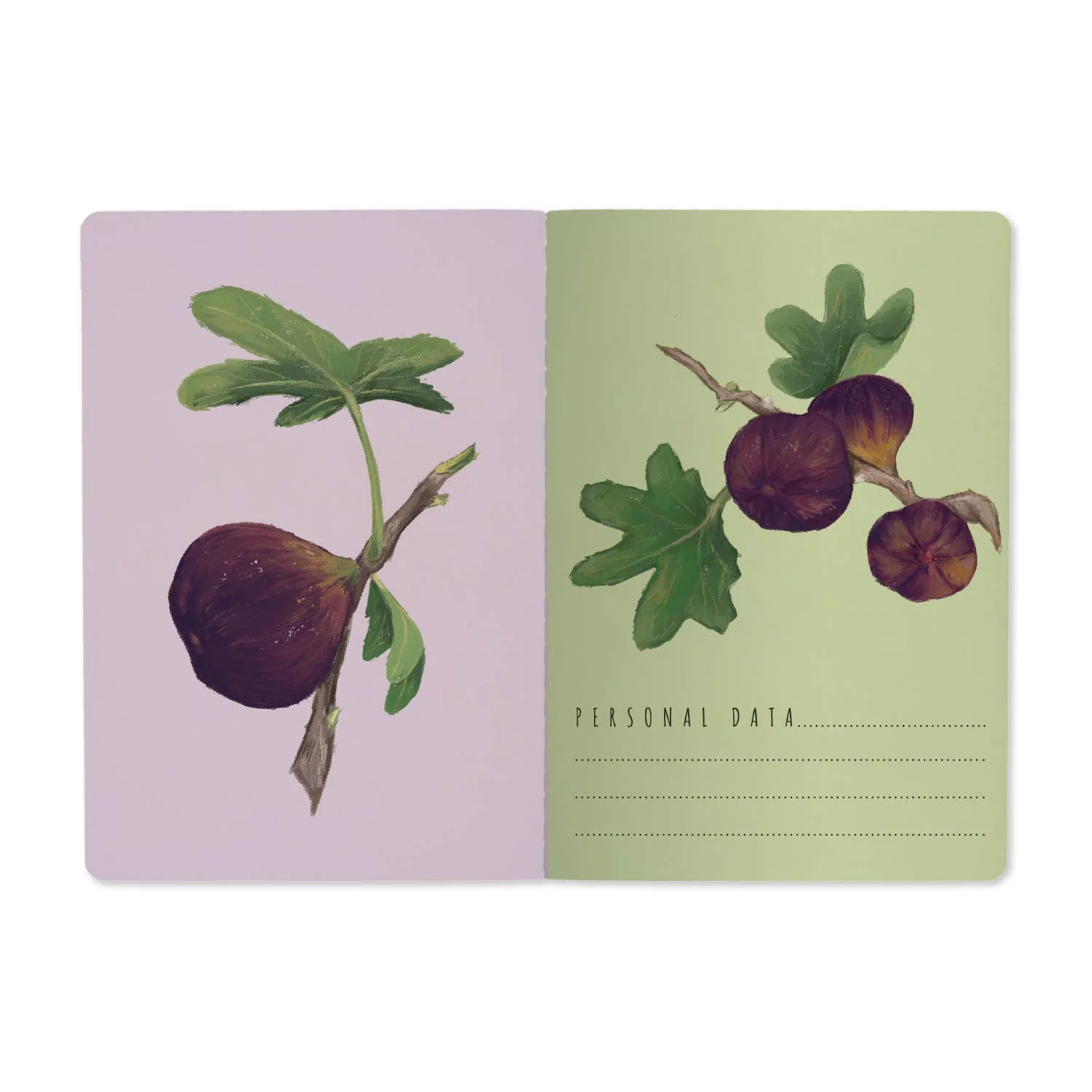 A5 Notebook -Figs on White - Image 2