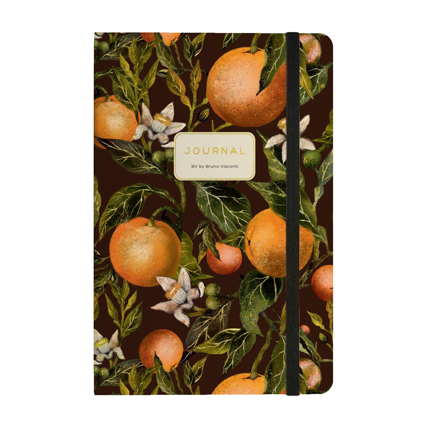 Hardcover Journal A5 - Oranges and Blossoms