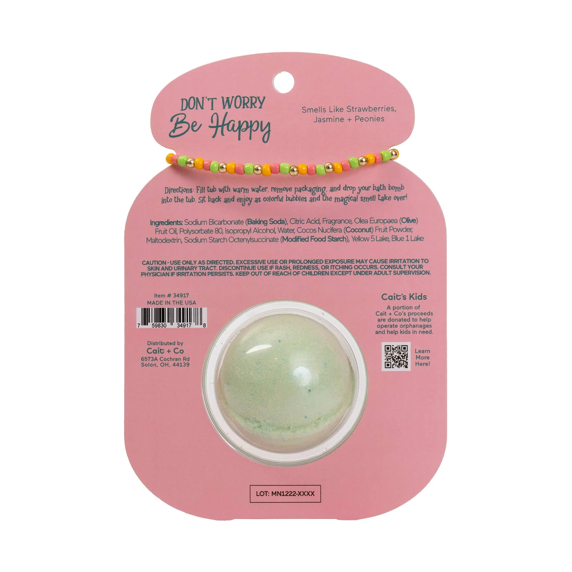 Friendship Bracelet Bath Bomb - Be Happy | Forever Young Collection - Image 4