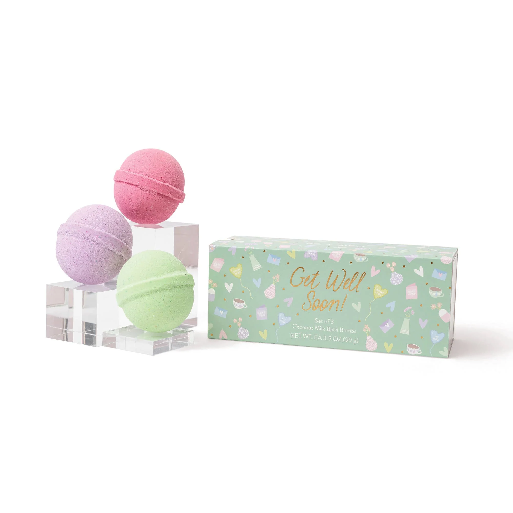 Get Well Soon Bath Bomb Gift Set - Cait + Co - Image 2