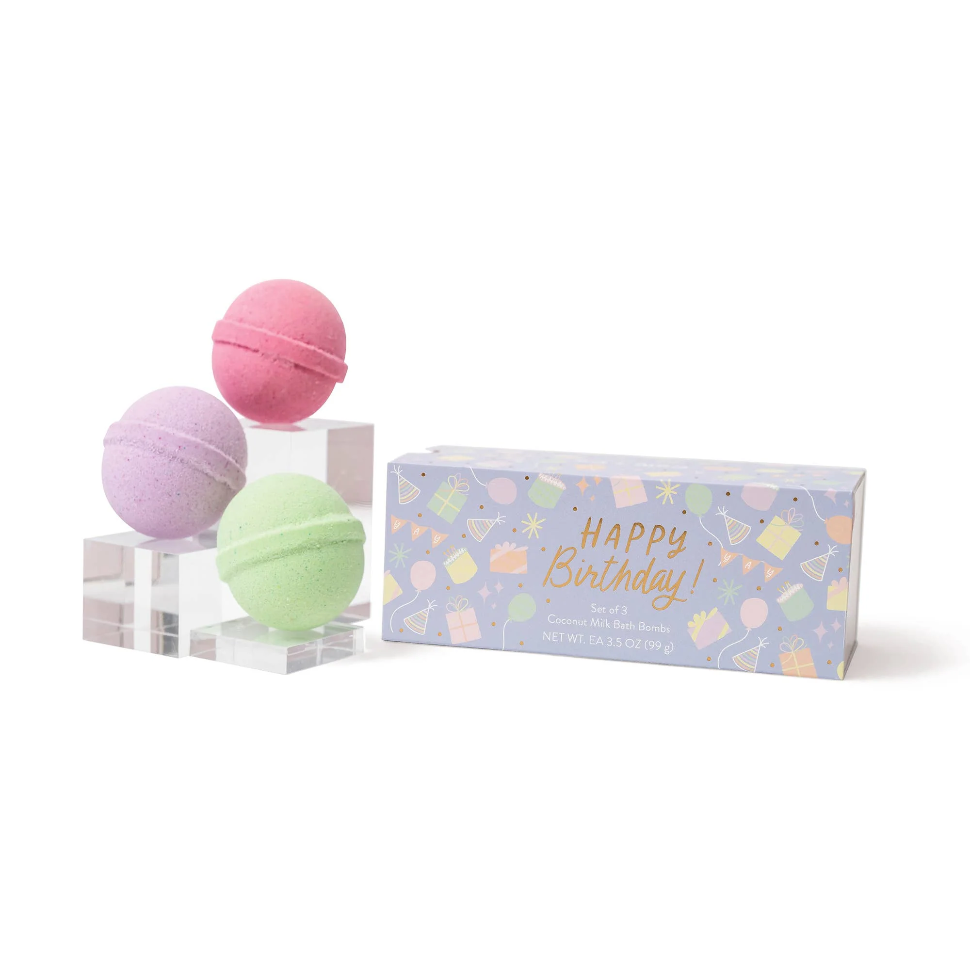 Happy Birthday Bath Bomb Gift Set -Cait + Co - Image 2