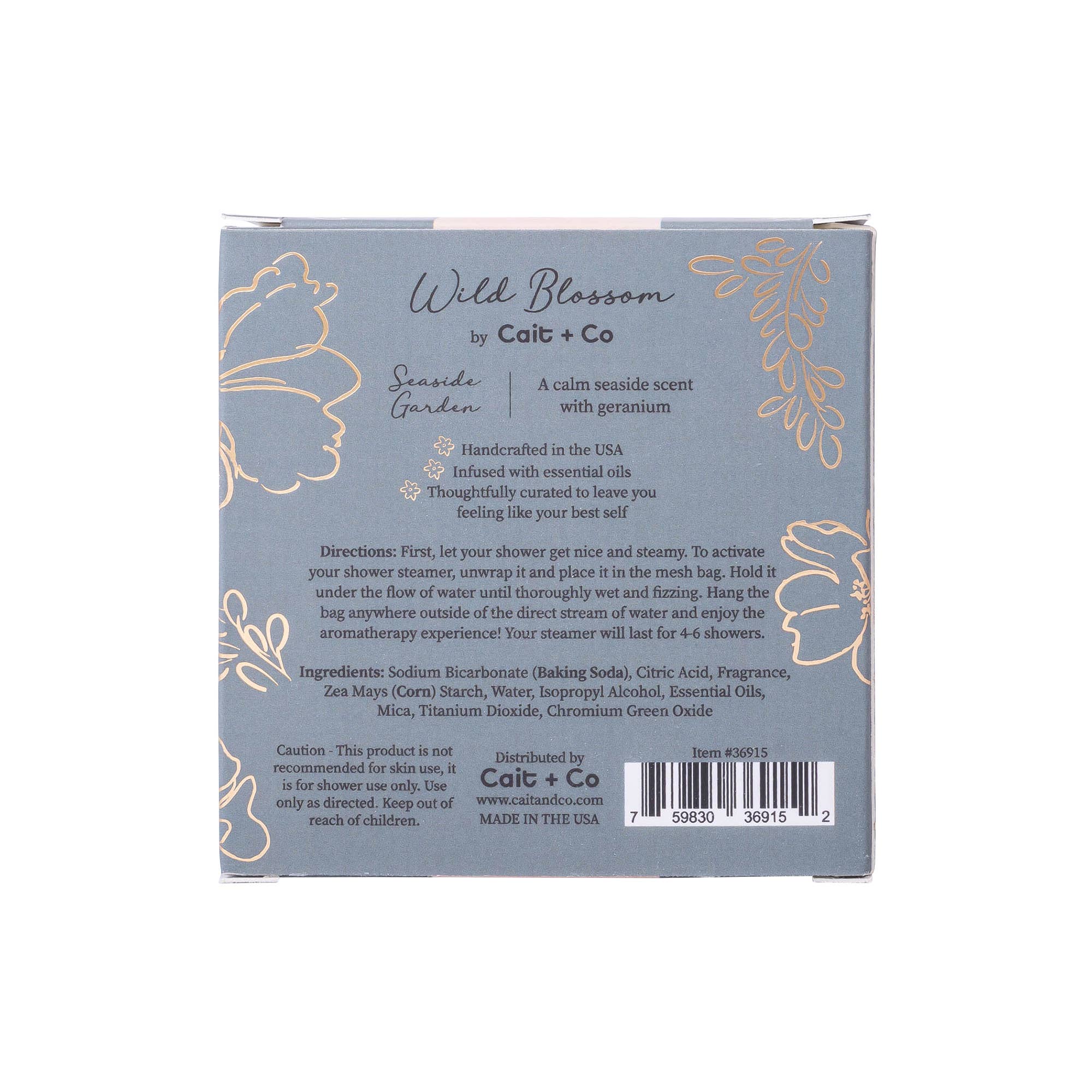 Shower Steamer - Calm Seaside & Geranium - Image 7