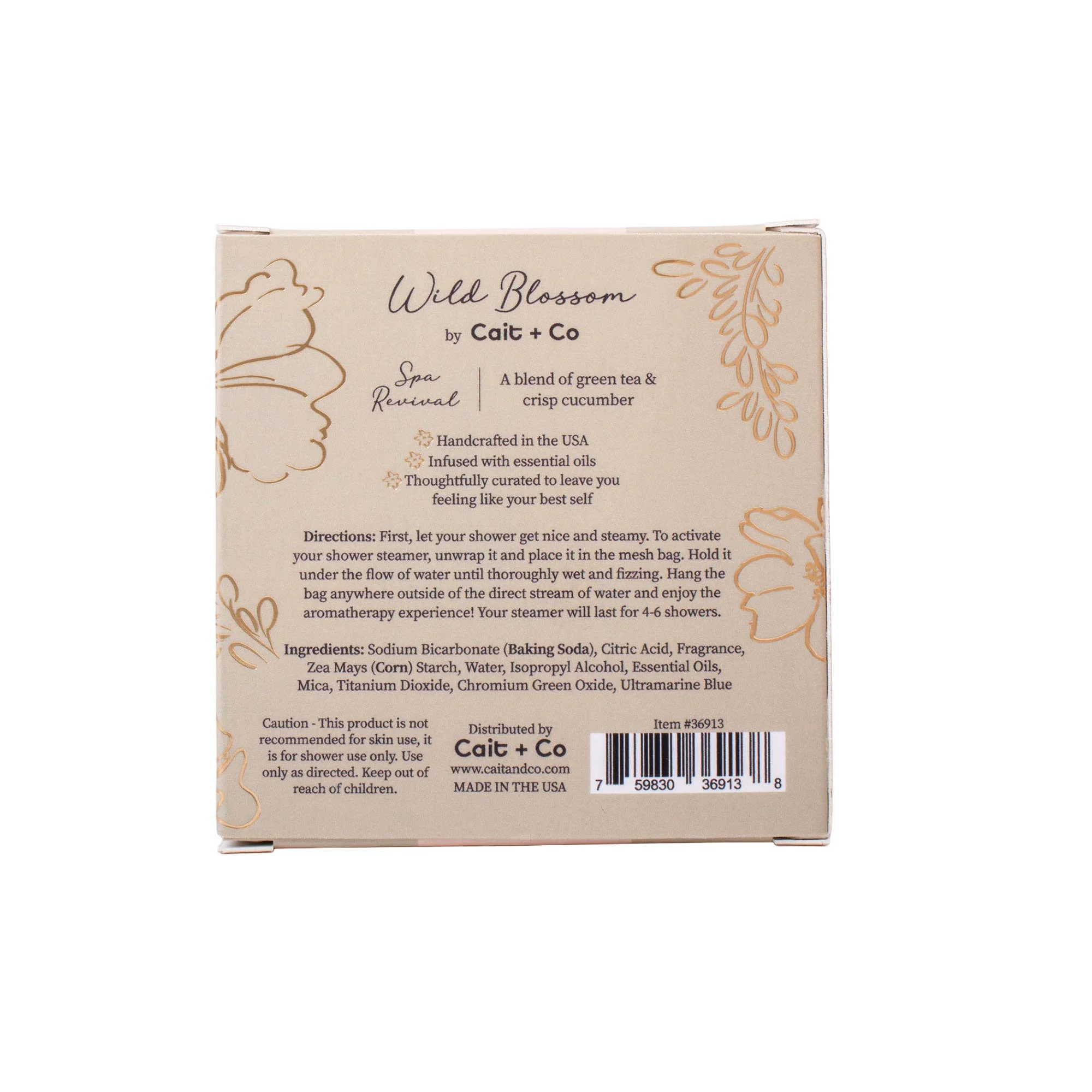 Shower Steamer - Green Tea & Cucumber - Image 7
