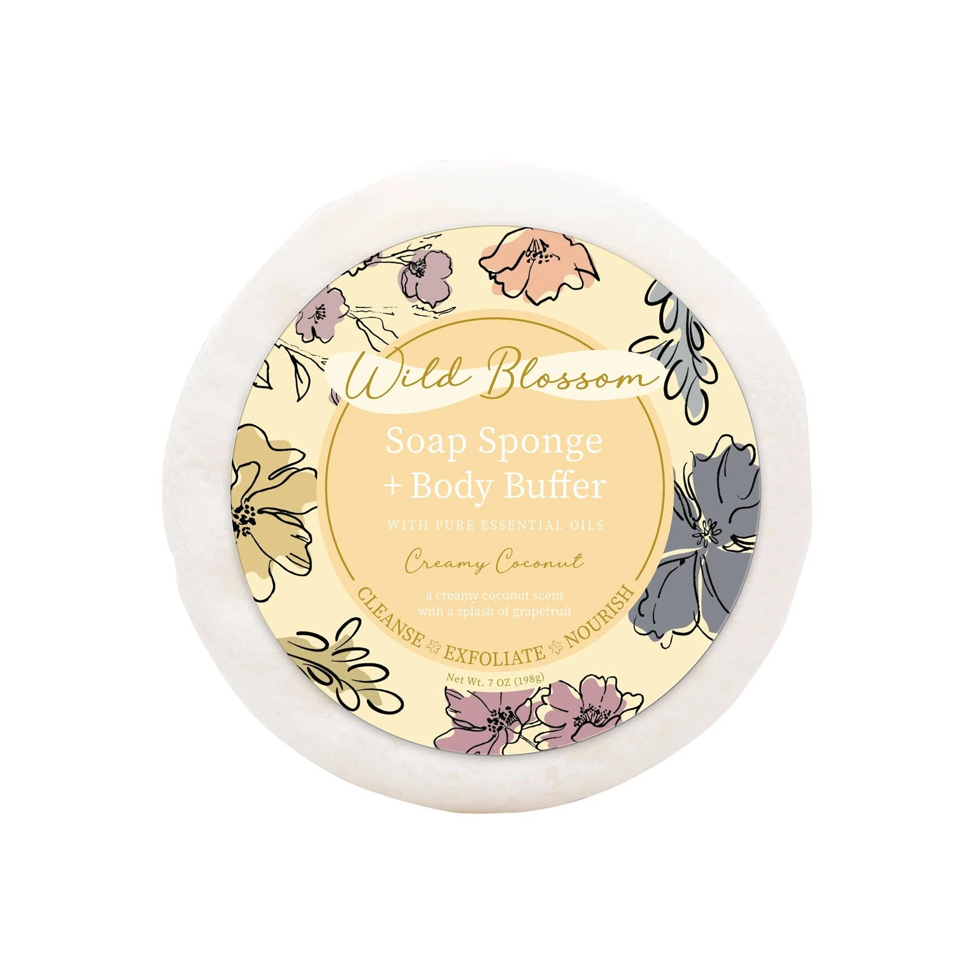 Soap Infused Body Buffer-Creamy Coconut - Image 7