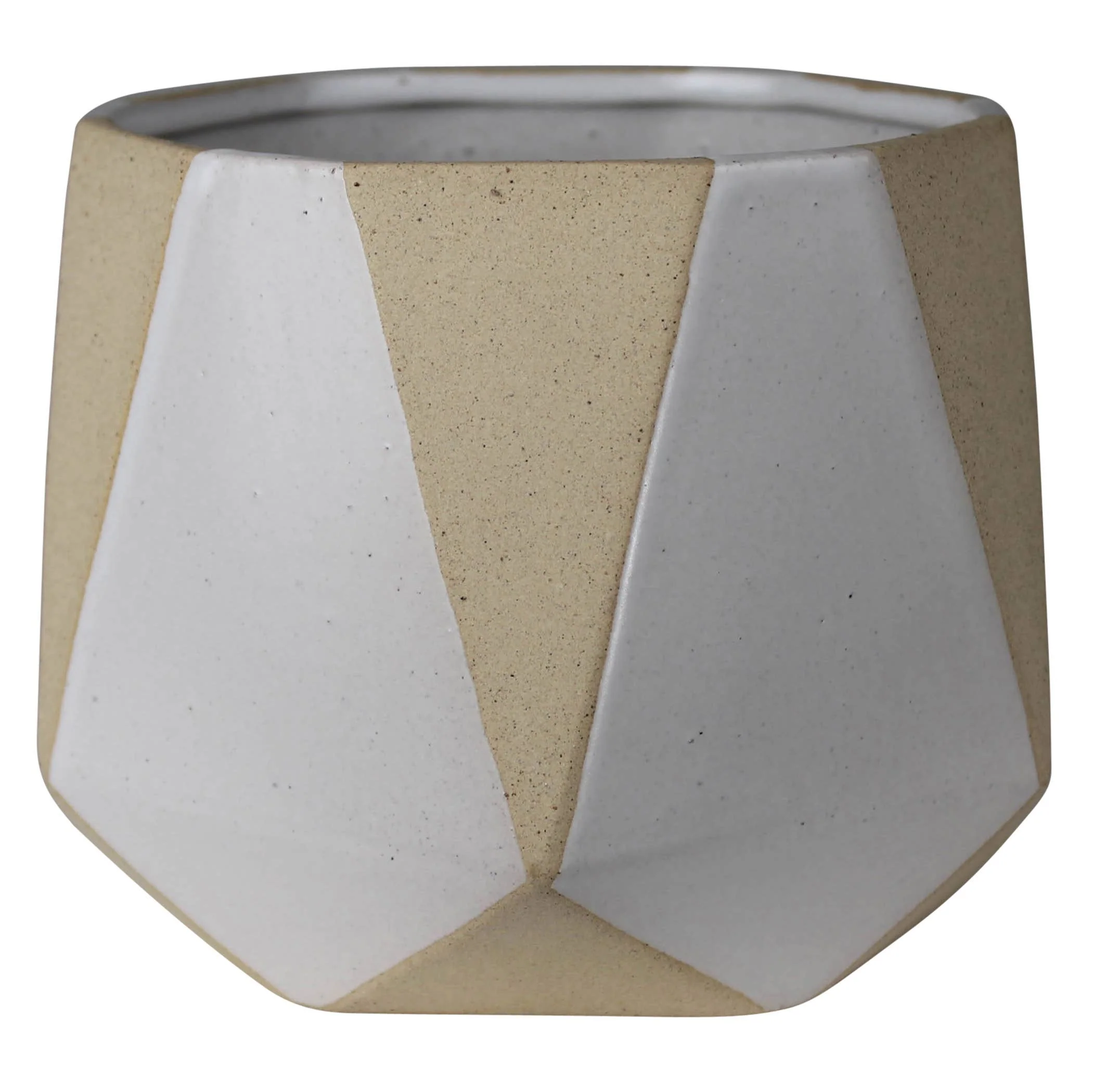 Cachepot Ceramic White Mix - Image 2