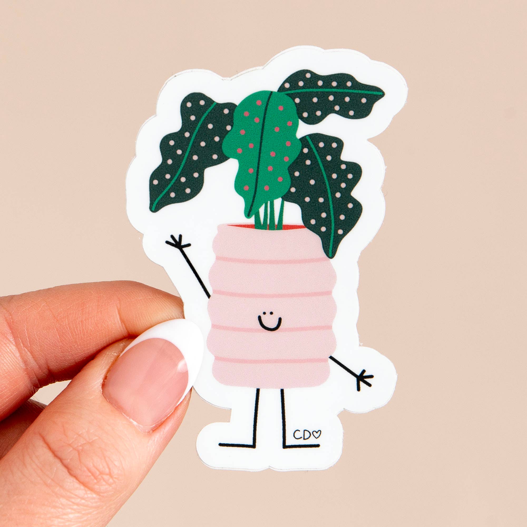 Plant Doodle Friend Decal Sticker - Image 2