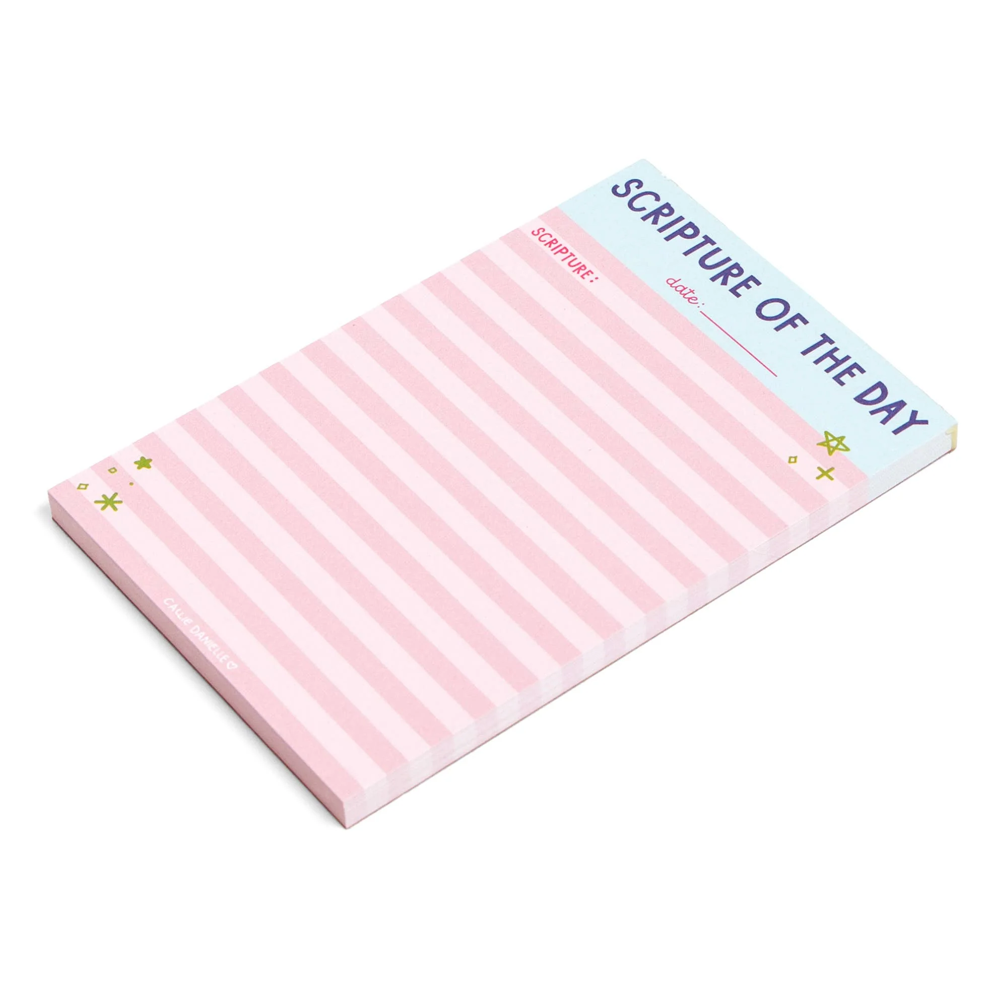 Scripture of the Day Pink 4x6 Notepad - Image 2