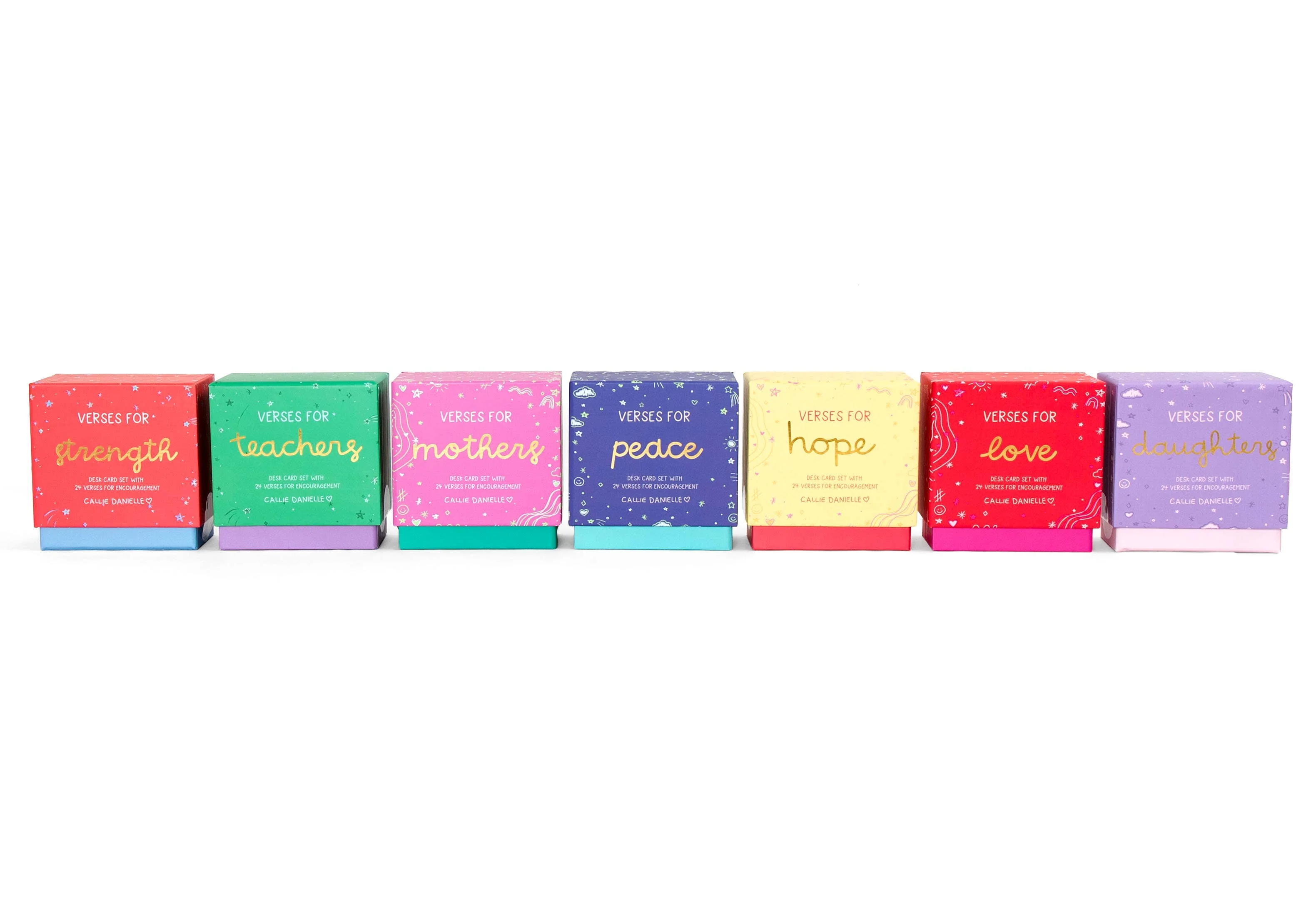 Verses for Peace Bible Verse Card Set with Display Stand - Image 5