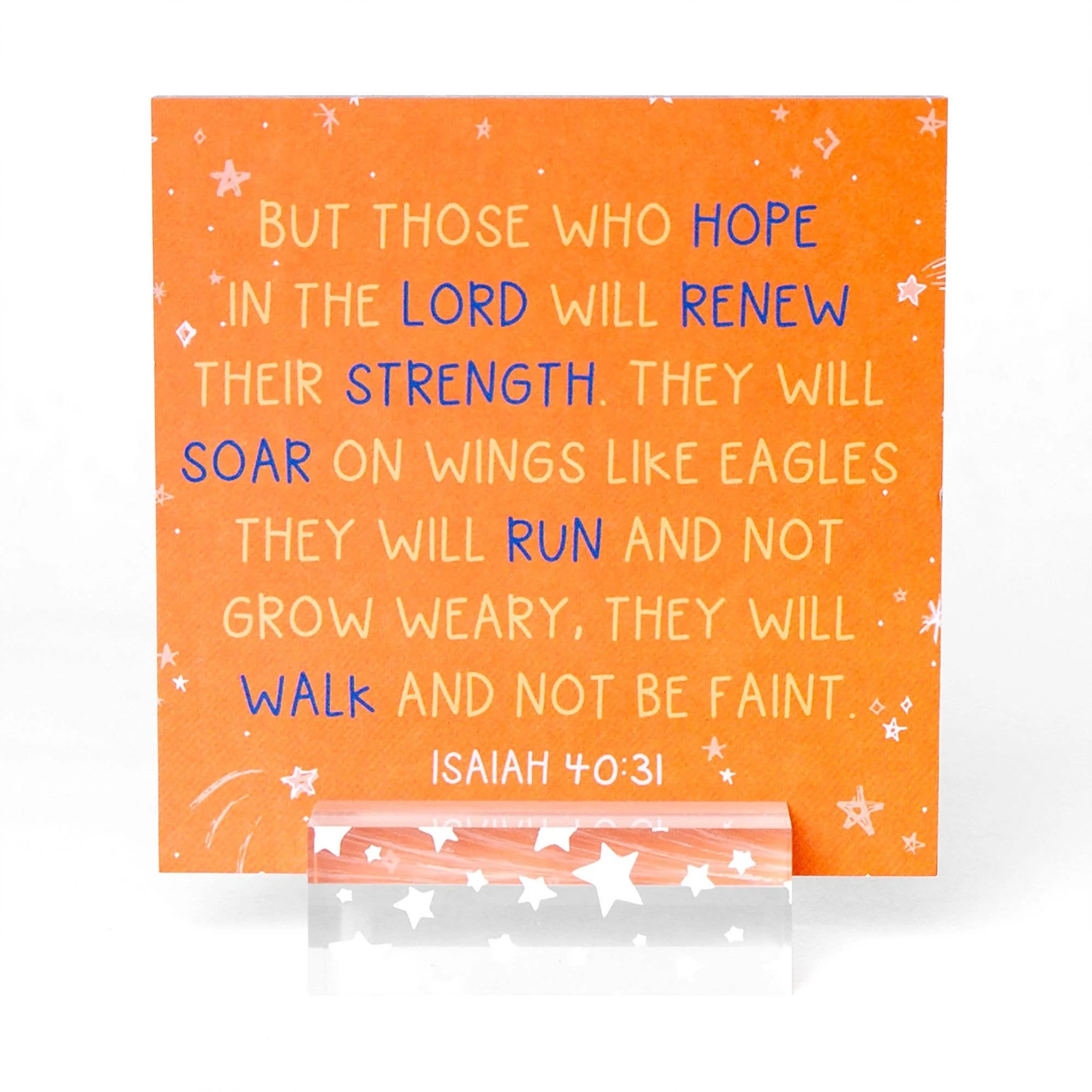 Verses for Strength  Bible Verse Card Set - Image 2