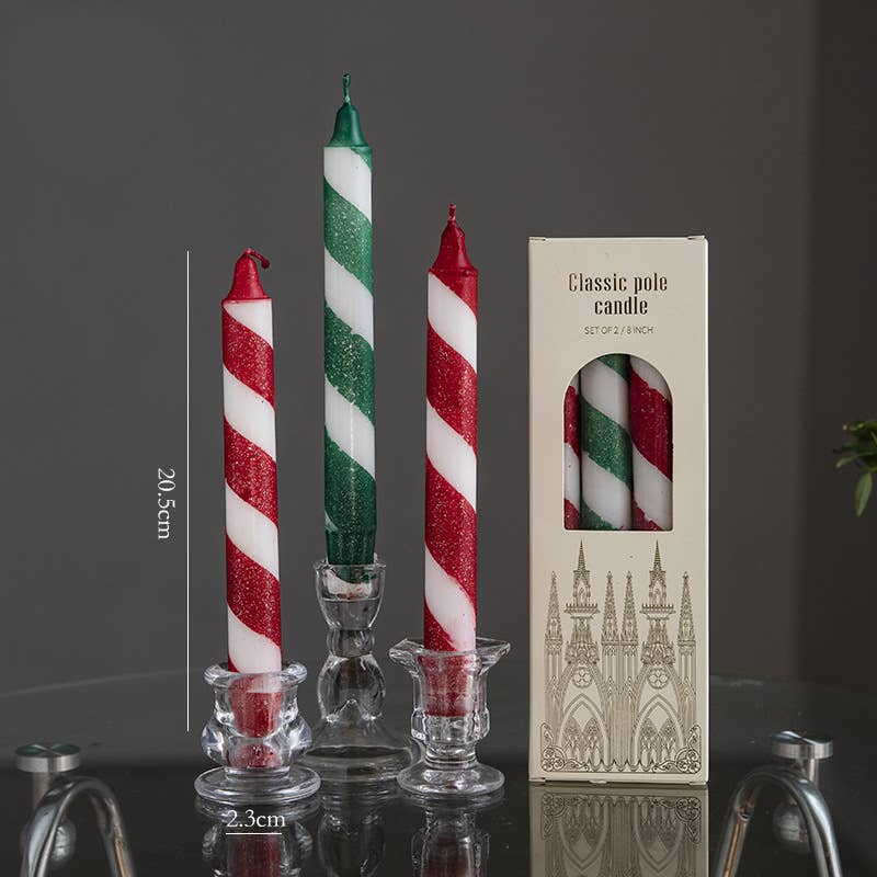 Nordic Style Christmas Taper Scented Candle - Image 2