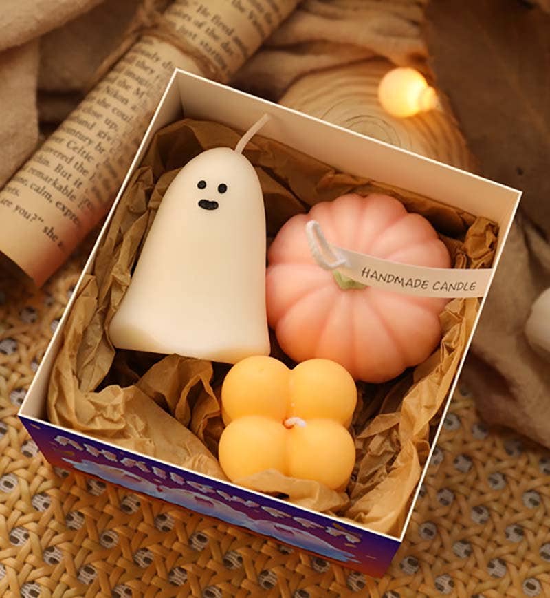 Halloween Ghost Gift Box Set Scented Candles - Image 3