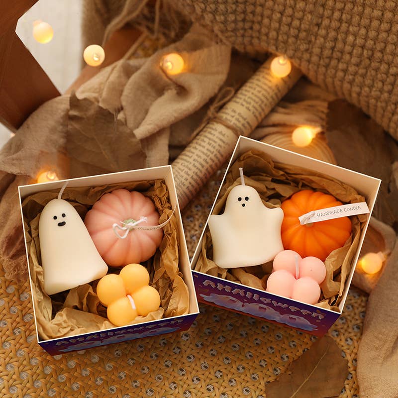 Halloween Ghost Gift Box Set Scented Candles - Image 7