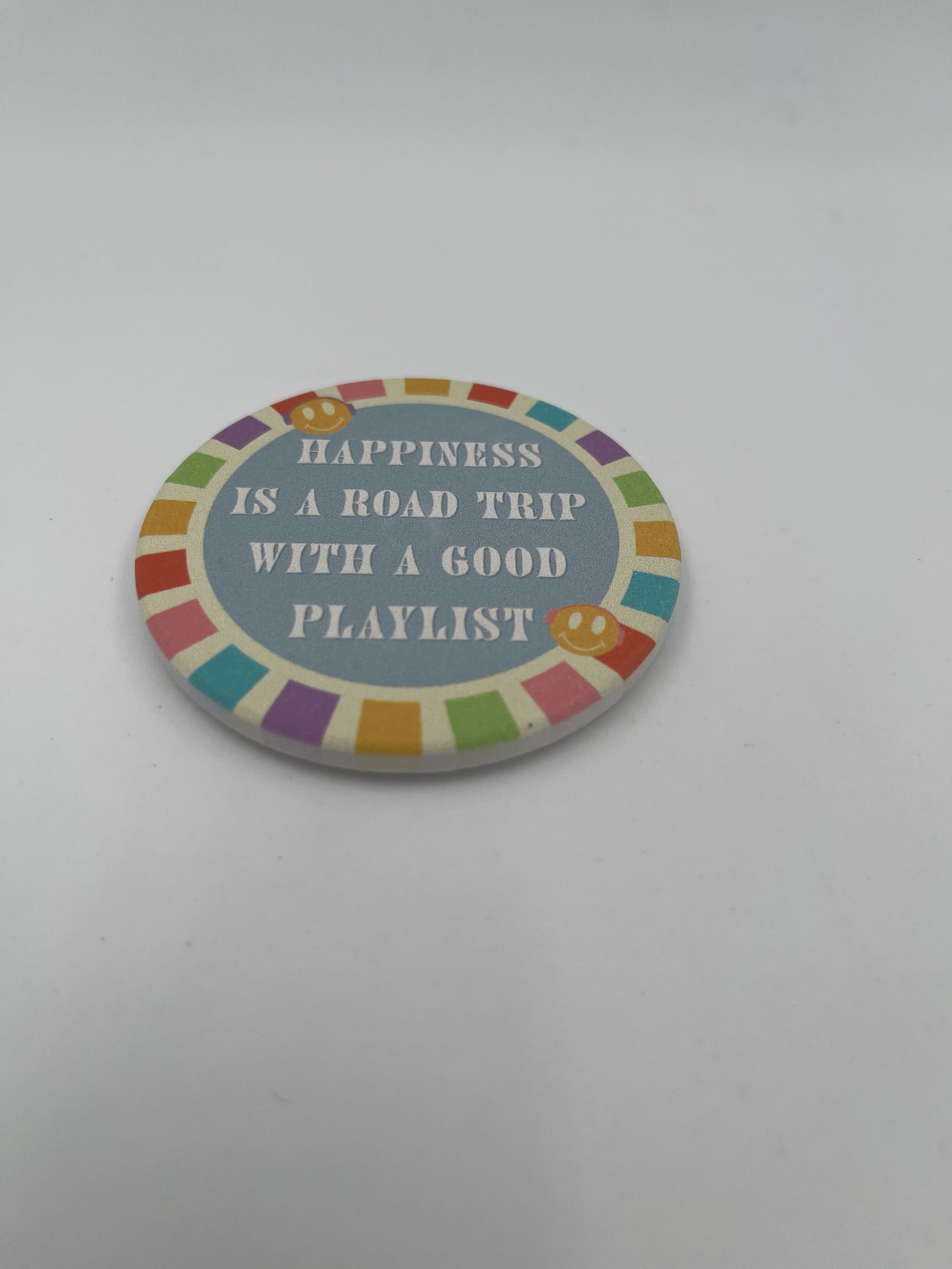 Car Coaster-Happiness is a Road Trip