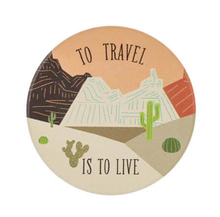 Car Coaster-To Travel is to Live
