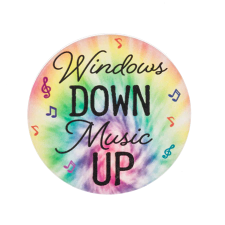 Car Coaster-Windows Down Music Up