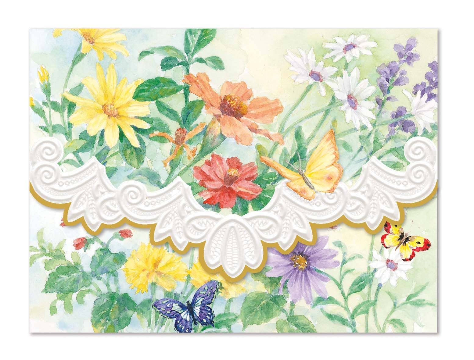 Spring Meadow Boxed Portfolio Note Cards - Image 2