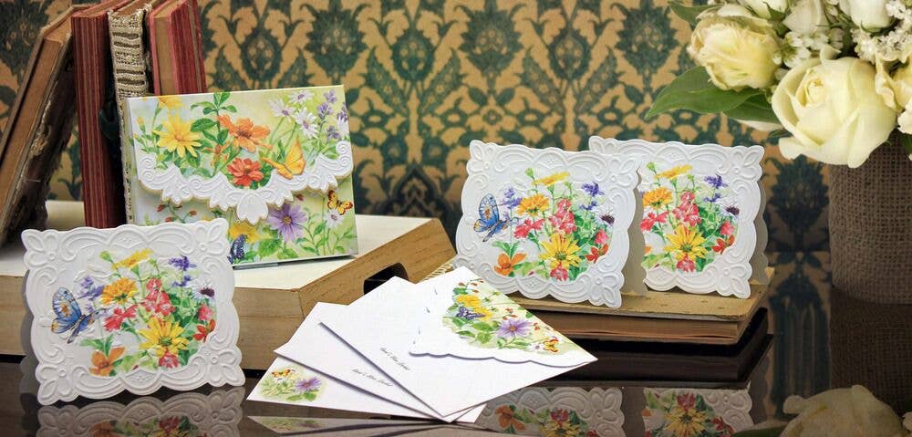 Spring Meadow Boxed Portfolio Note Cards - Image 3
