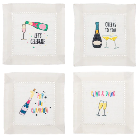 Celebrate Cocktail Fabric Napkins