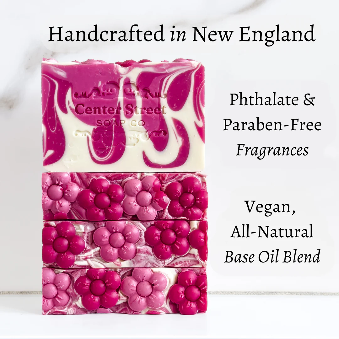 Cherry Blossom Spring Handmade Bar Soap - 4oz - Image 4