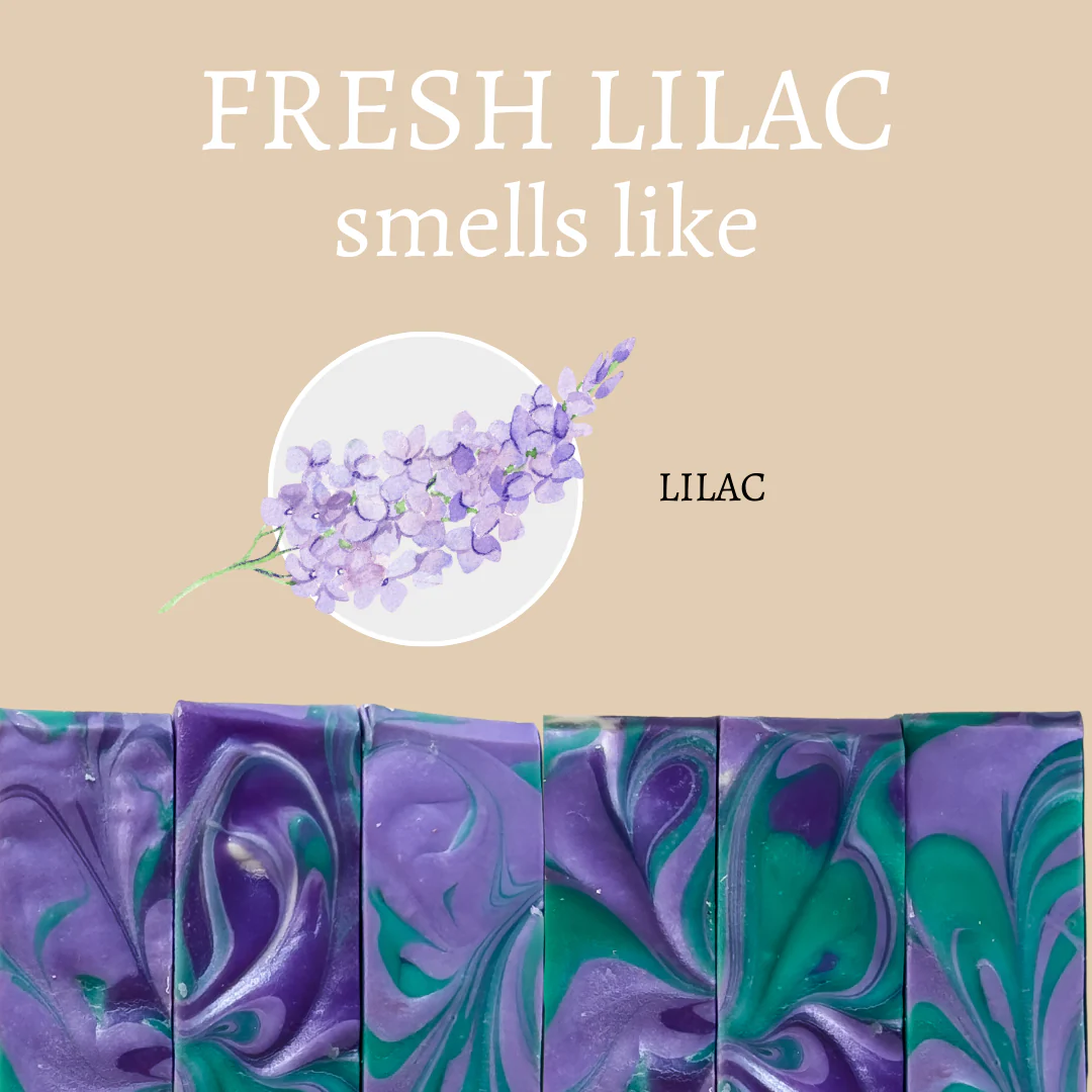 Fresh Lilac Spring Handmade Soap Bar - 4oz - Image 2
