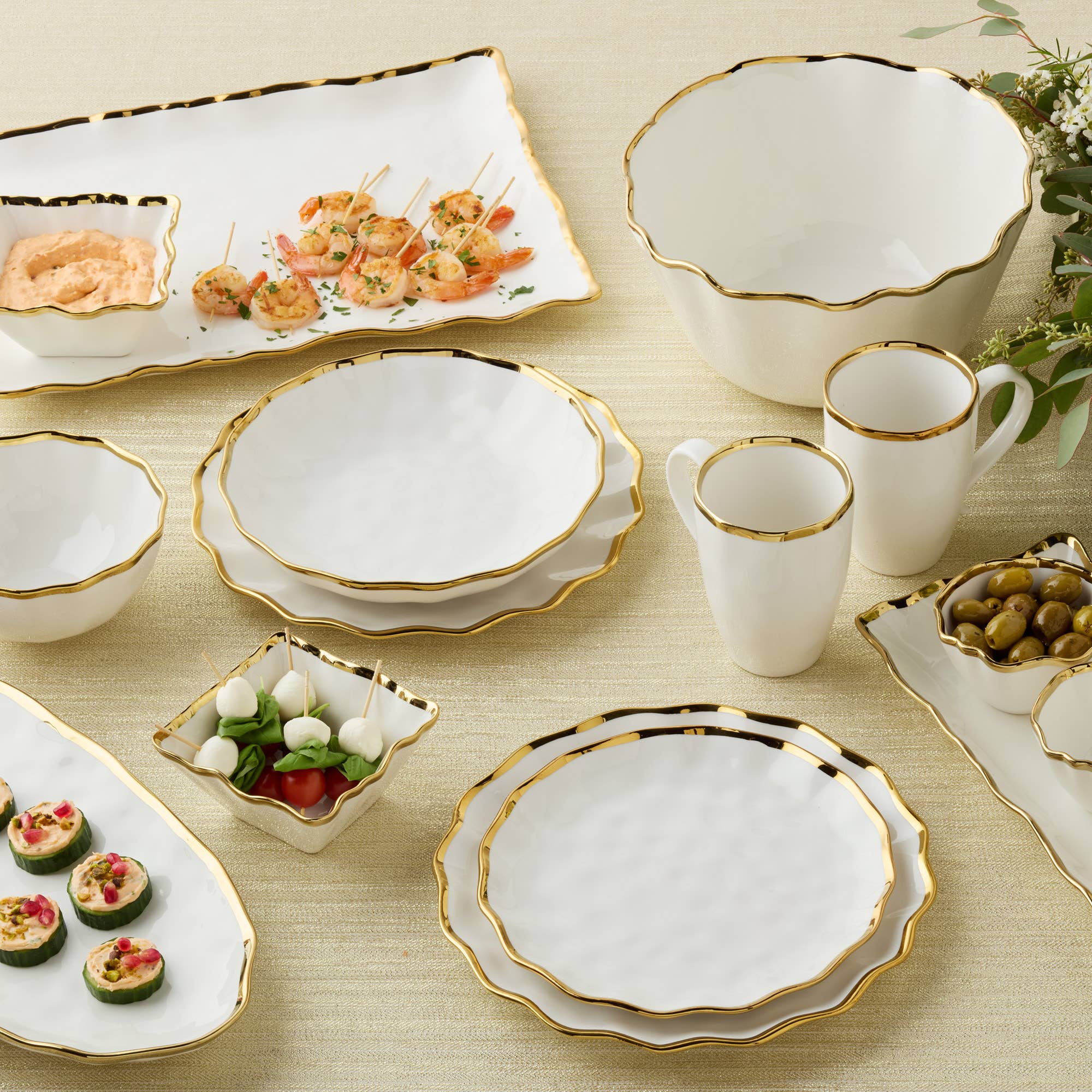 Regency Gold Dinner Plate 11in - Image 6