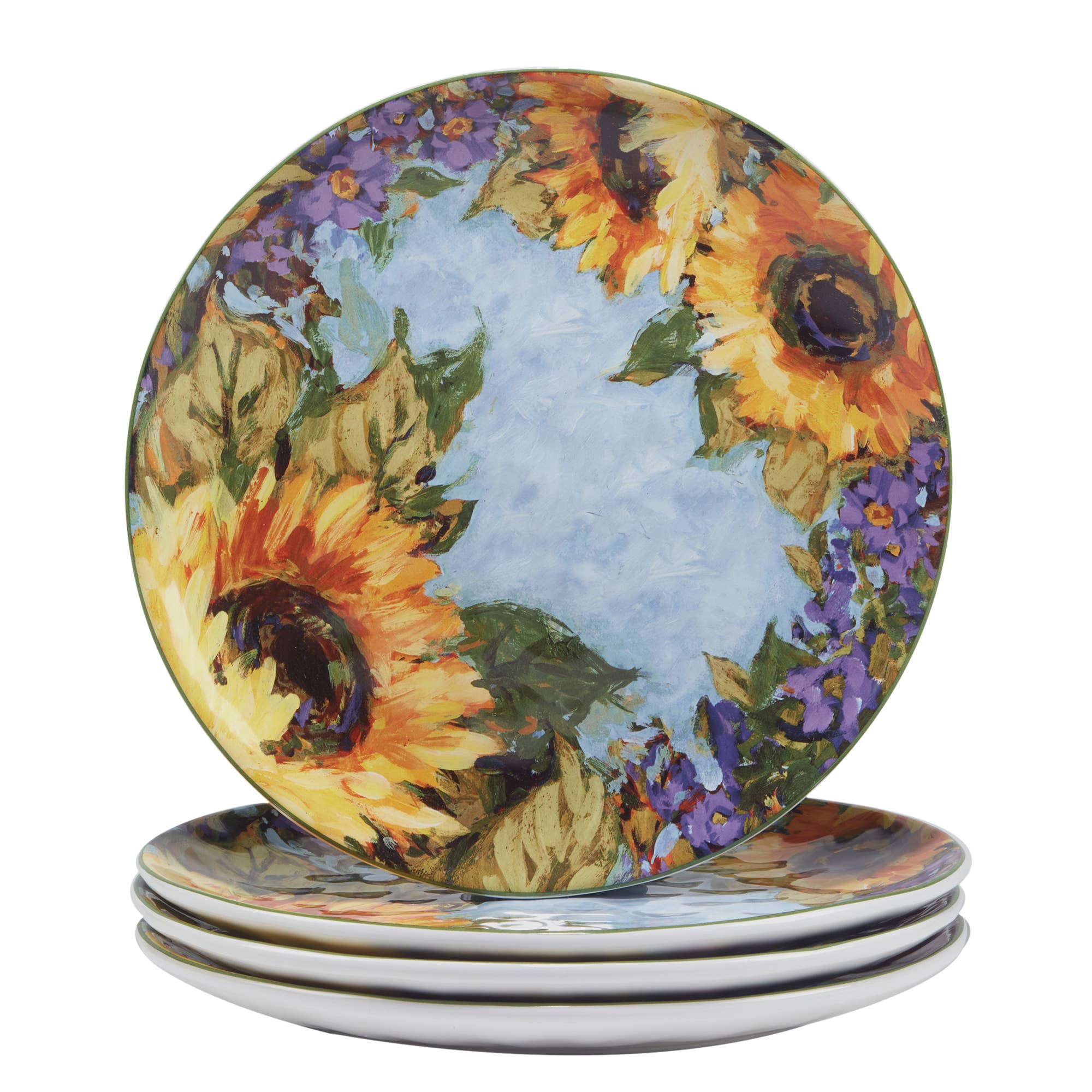 Sunflower Bouquet Dinner Plate 11in