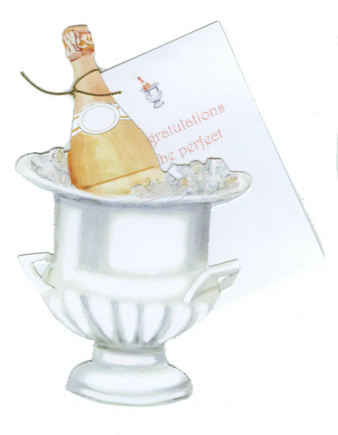 Champagne Greeting Card