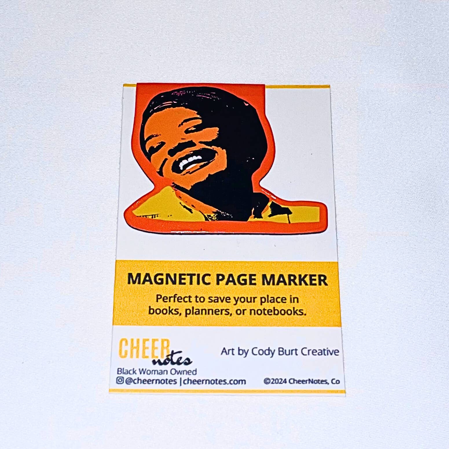 Maya Angelou Magnetic Page Marker | Bookmarks | Black Histor - Image 2