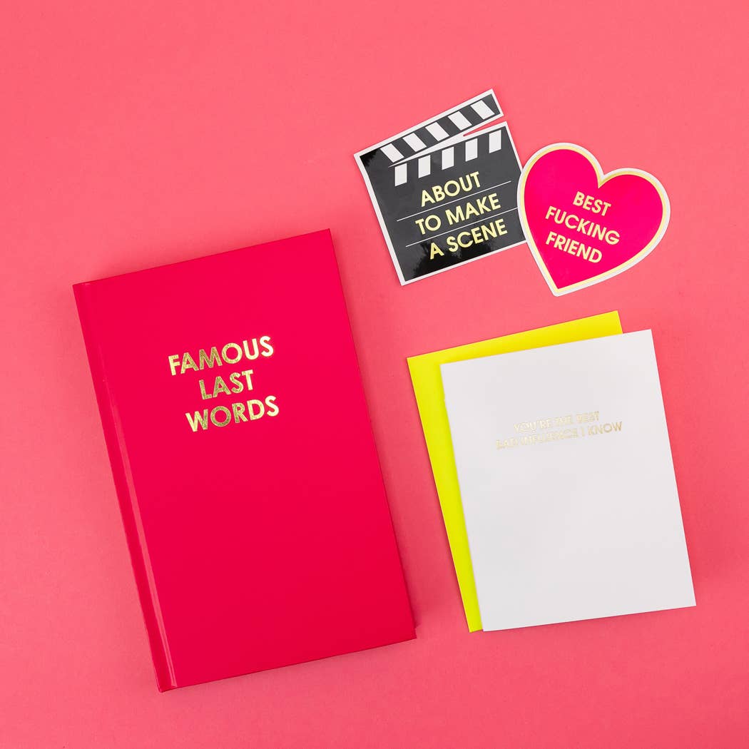 Chez Gagné - About To Make A Scene - Director's Clapboard - Funny Vinyl Sticker - Image 7