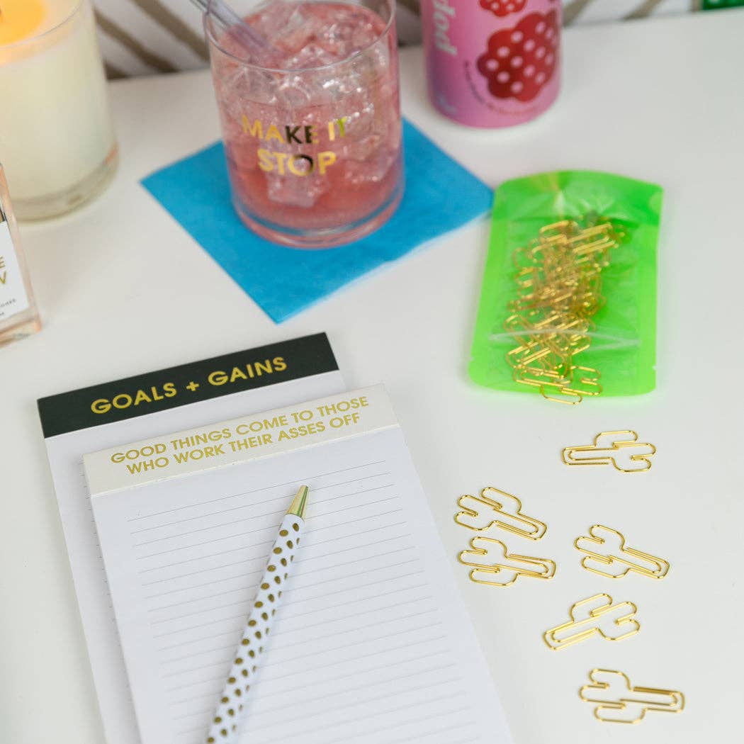 Cactus - Unique Gold Plated Paper Clips - Pack of 25 - Image 5