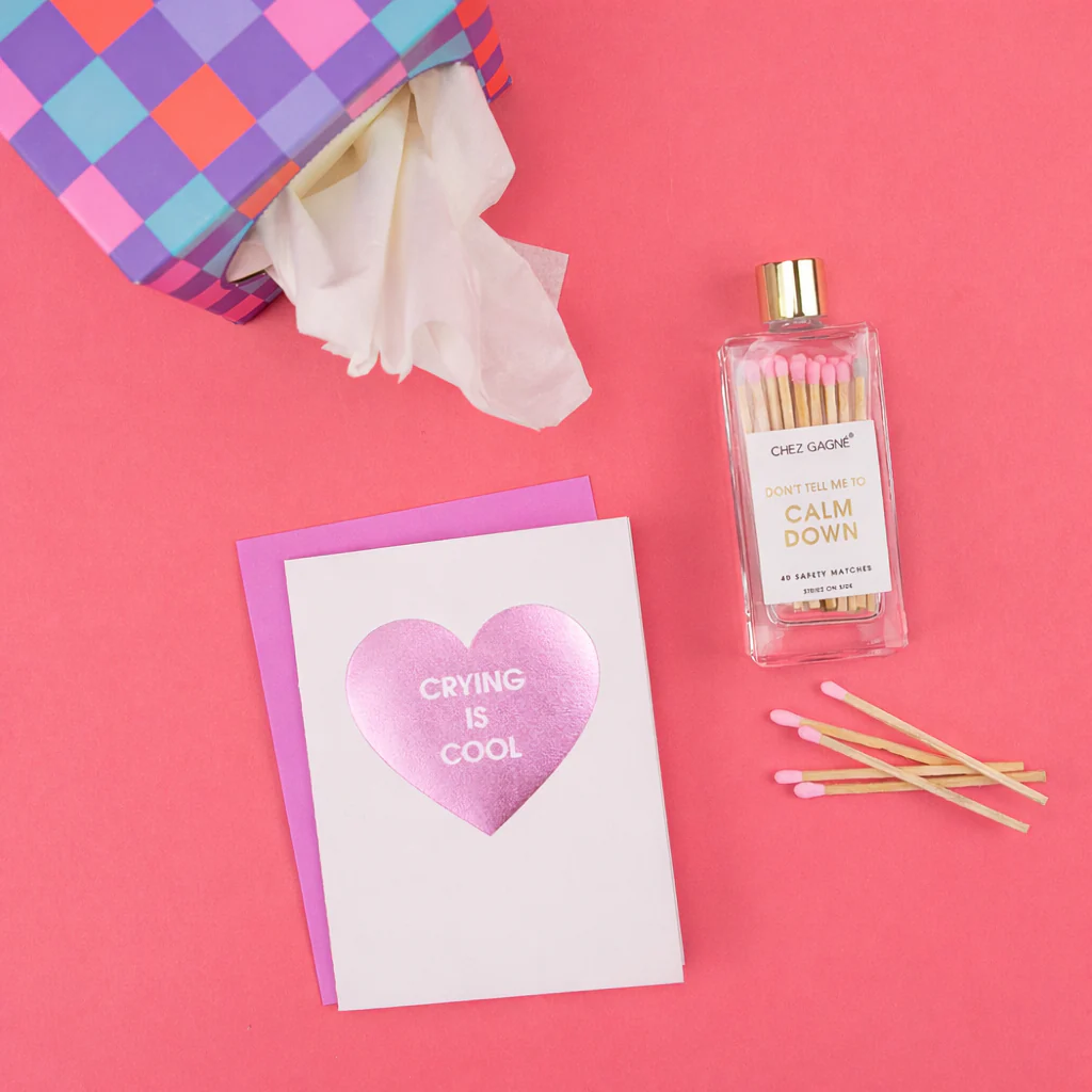 Chez Gagné - Don't Tell Me To Calm Down - Safety Matches - Light Pink - Image 2