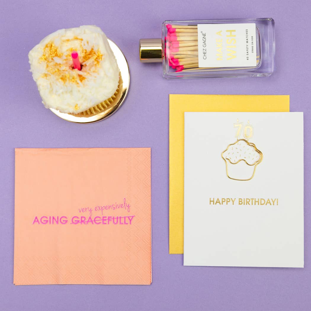 Make A Wish - Birthday Glass Bottle Safety Matches - Bright Pink - Image 10