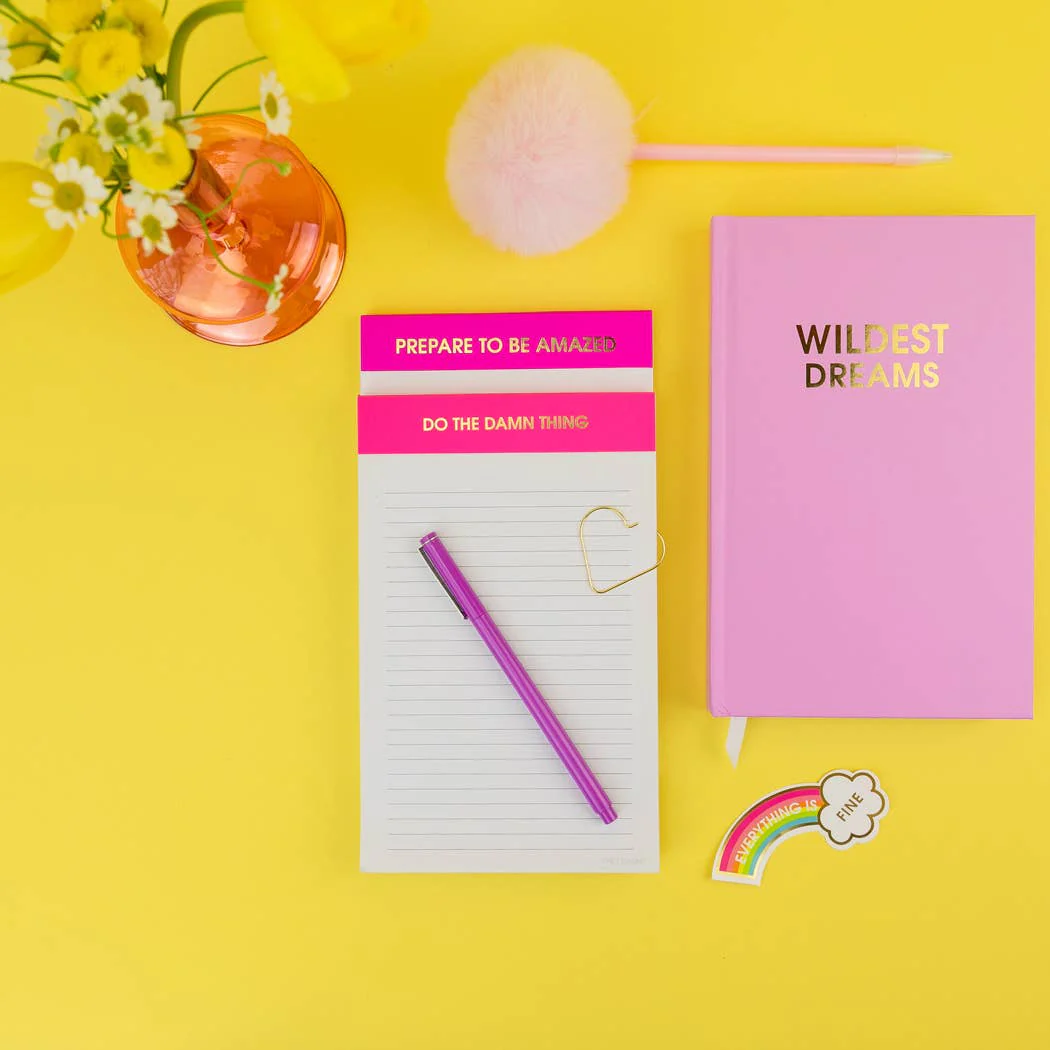 Chez Gagné - Prepare To Be Amazed - Lined Notepad - Bright Magenta - 65 perforated pages - 5x8 - Image 6