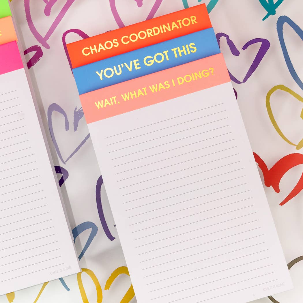 Chez Gagné - Wait, What Was I Doing? - Lined Notepad - Coral Pink - 65 perforated pages - 5x8 - Image 3