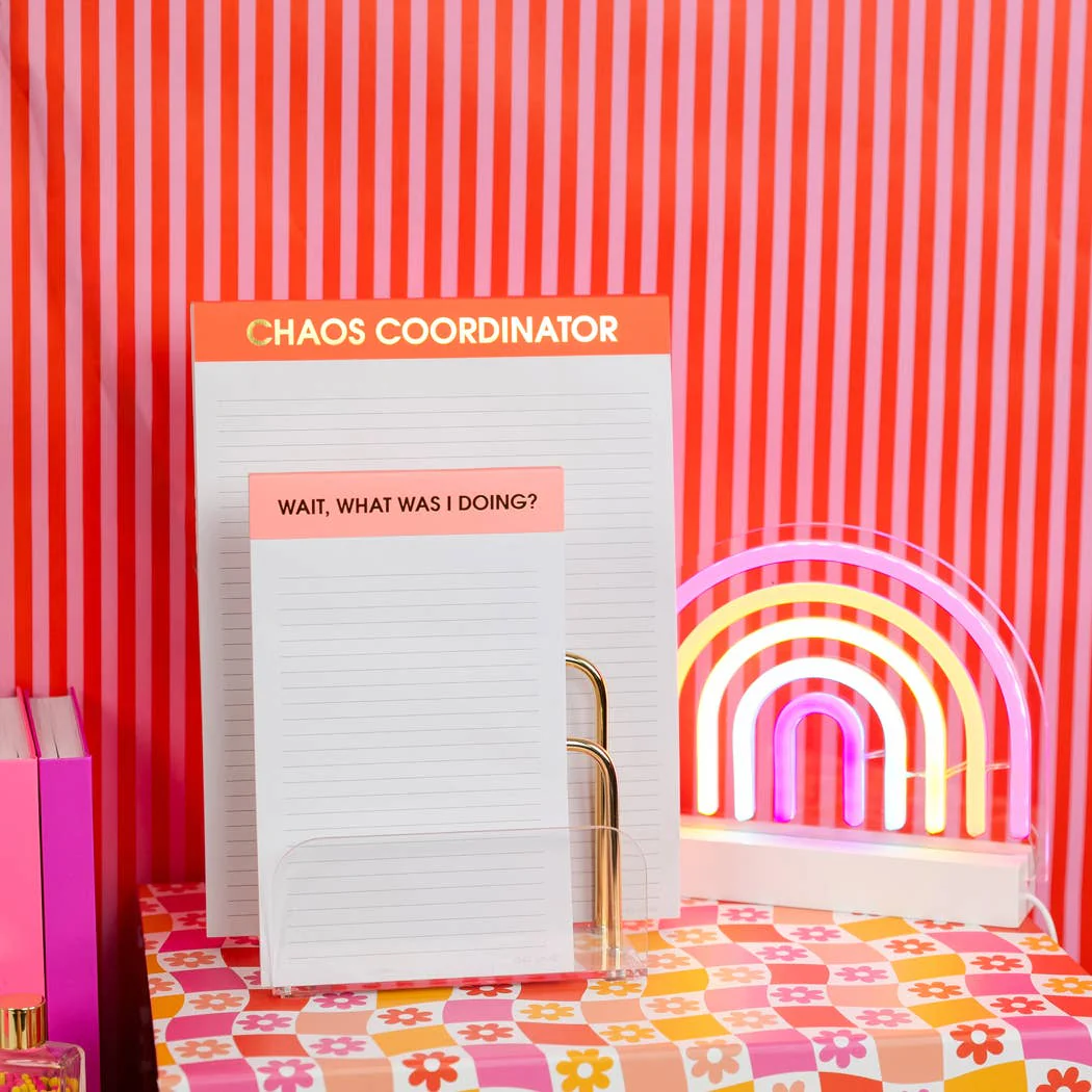 Chez Gagné - Wait, What Was I Doing? - Lined Notepad - Coral Pink - 65 perforated pages - 5x8 - Image 5