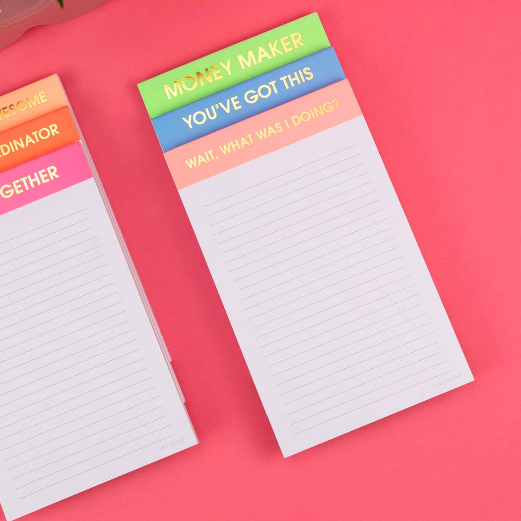 Chez Gagné - Wait, What Was I Doing? - Lined Notepad - Coral Pink - 65 perforated pages - 5x8 - Image 6