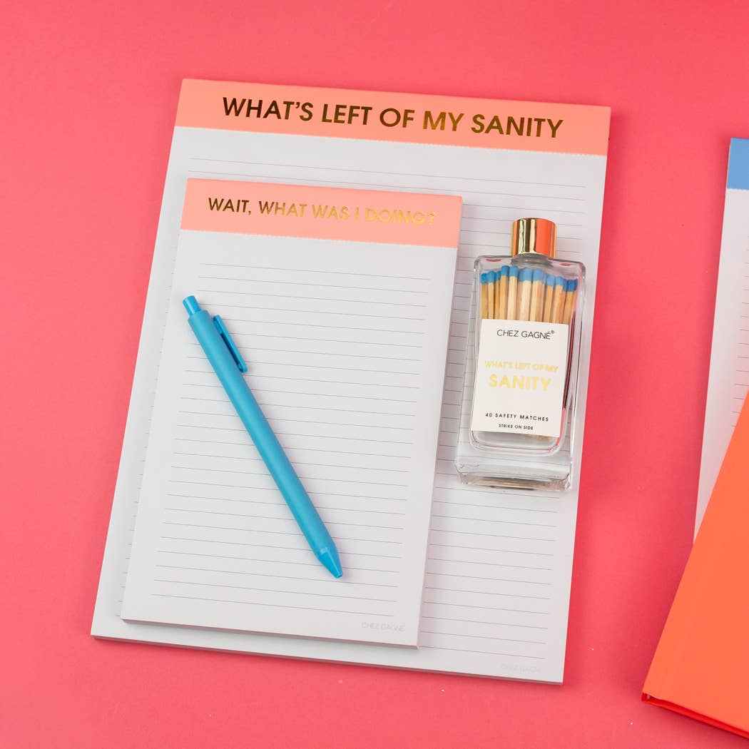 Chez Gagné - Wait, What Was I Doing? - Lined Notepad - Coral Pink - 65 perforated pages - 5x8 - Image 8