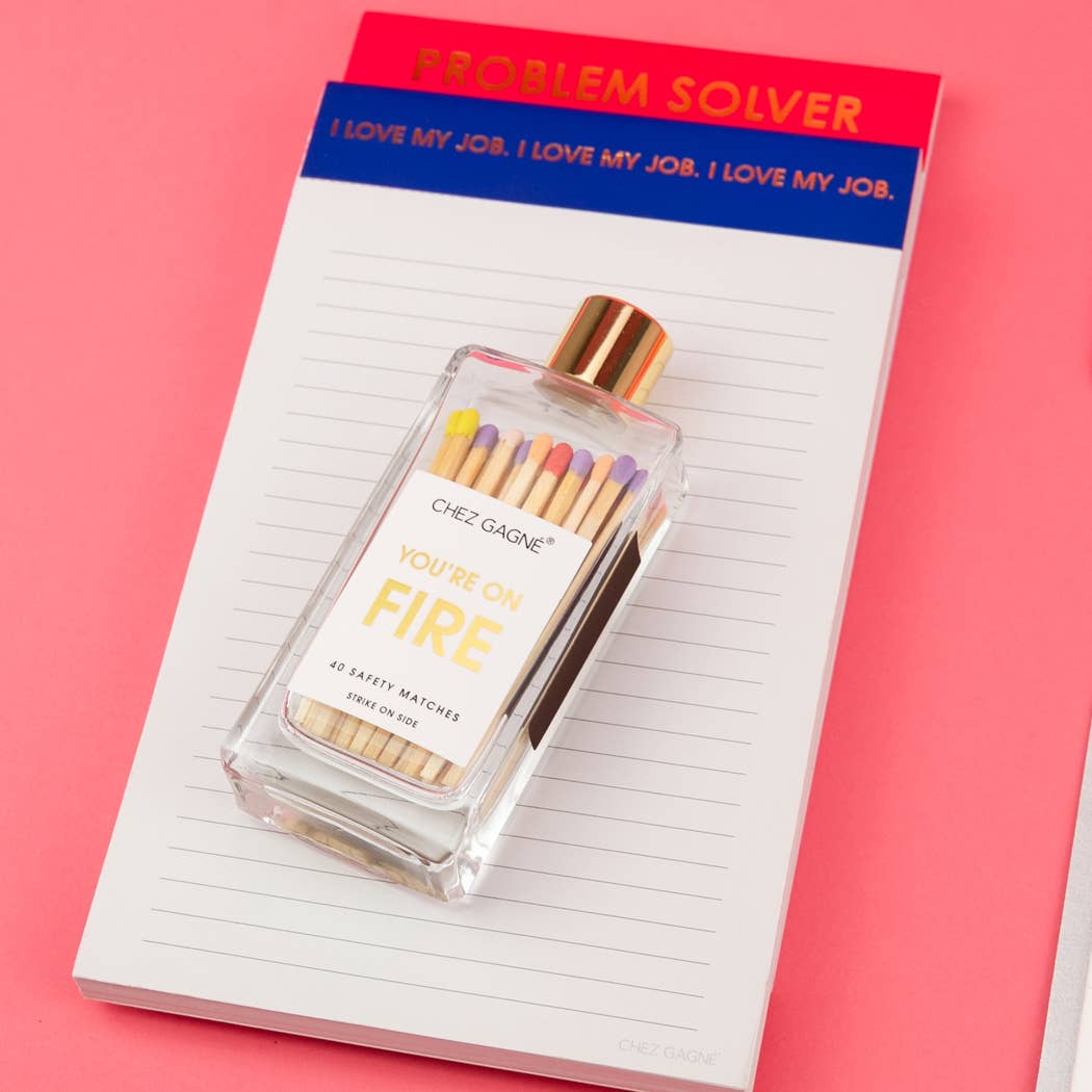 You're on Fire - Glass Bottle Safety Matches - Rainbow/Multi - Image 2