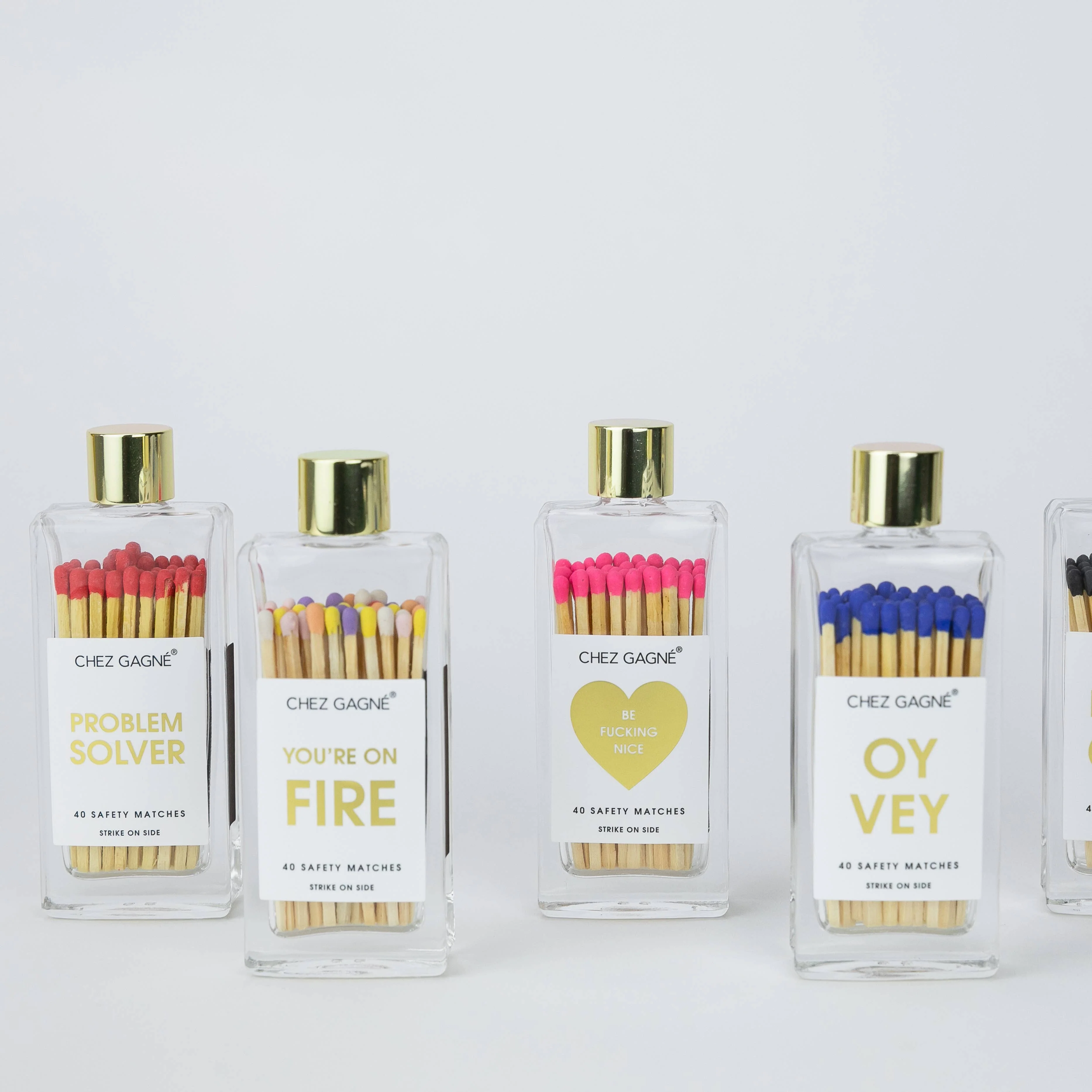 You're on Fire - Glass Bottle Safety Matches - Rainbow/Multi - Image 9