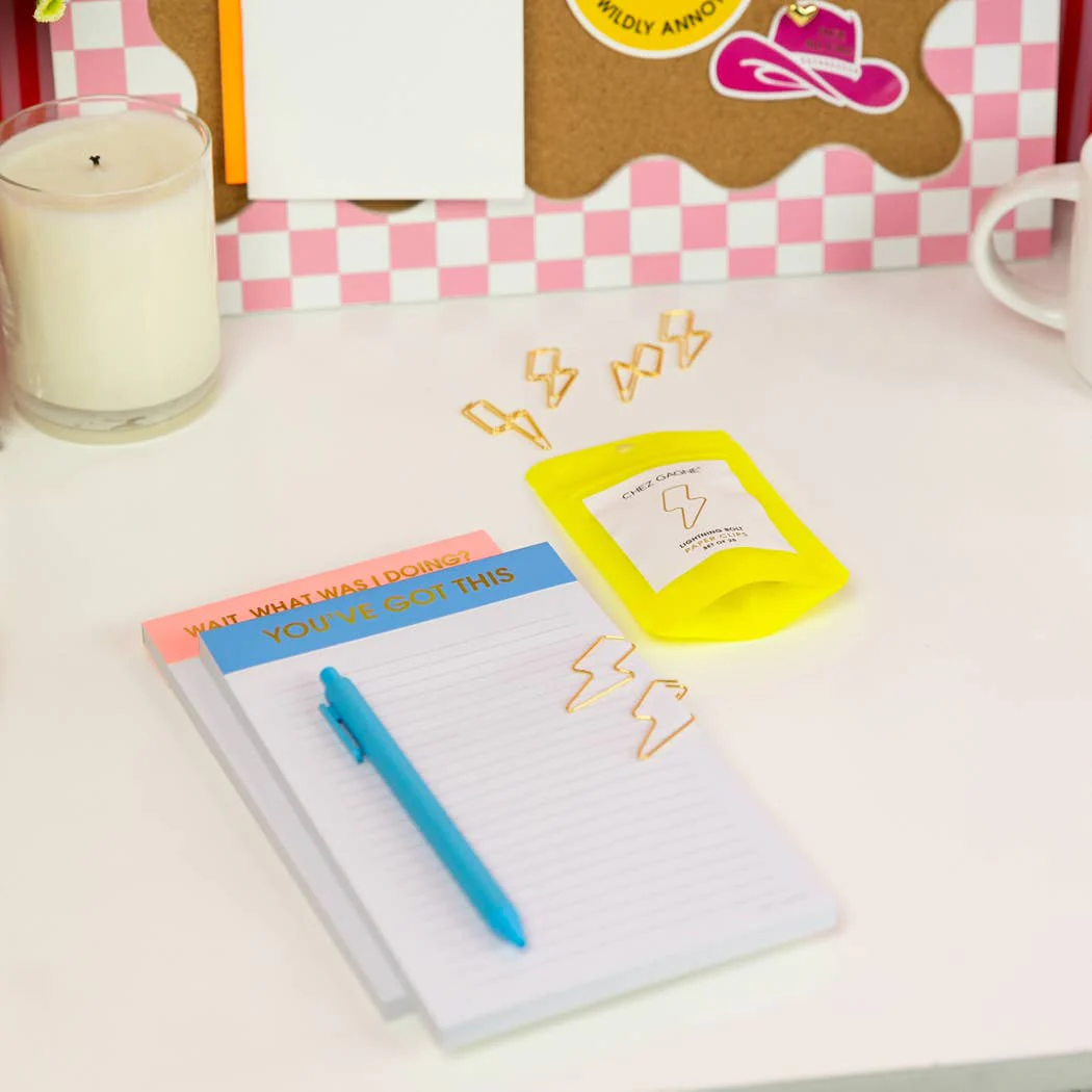 Chez Gagné - You've Got This - Lined Notepad - Sea Blue - 65 perforated pages - 5x8 - Image 4